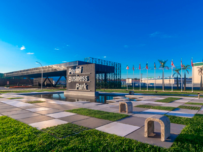 Imagem do centro de distribuição de Joinville